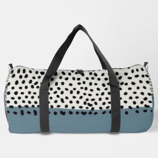 Simple Minimal Monogram Name Backpack ダッフルバッグ (裏面)