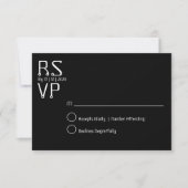 Simple Minimal rsvp card 招待状 (正面)