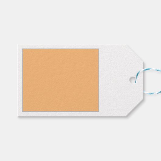 simple minimal solid color custom  ギフトタグ (正面(横))