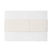 Simple Minimalist Antique Ivory Monogram 招待状ベリーバンド (裏面例)