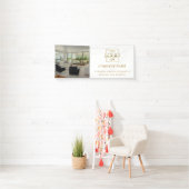 Simple Minimalist Business Logo Professional Vinyl 横断幕 (インサイチュ)
