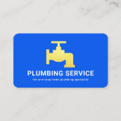 Simple Minimalist Gold Faucet Home Plumbing 名刺 (正面)