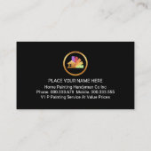 Simple Minimalist Grey Grunge Wall 名刺 (裏面)