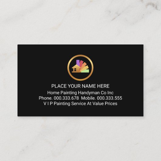 Simple Minimalist Grey Grunge Wall 名刺 (裏面)