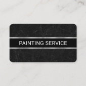 Simple Minimalist Grey Marble Grunge 名刺 (正面)