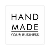 Simple Minimalist Handmade Custom Business Name ラバースタンプ (インプリント)
