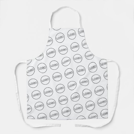 Simple minimalist logo Modern Promotional Business エプロン (正面)