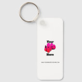 Simple Minimalist Logo Promotional Business キーホルダー (正面)