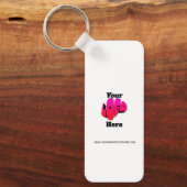 Simple Minimalist Logo Promotional Business キーホルダー (正面)