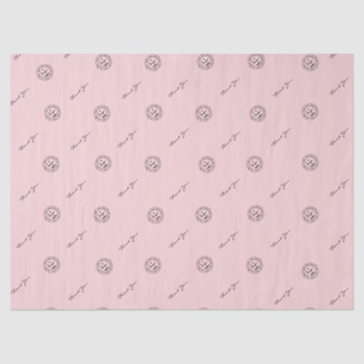 Simple Minimalist Modern Light Pink 薄葉紙 (正面)