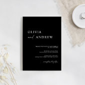Simple Minimalist & Modern | Wedding Invitation 招待状