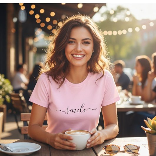 Simple Minimalist pink t-shirt for her Tシャツ