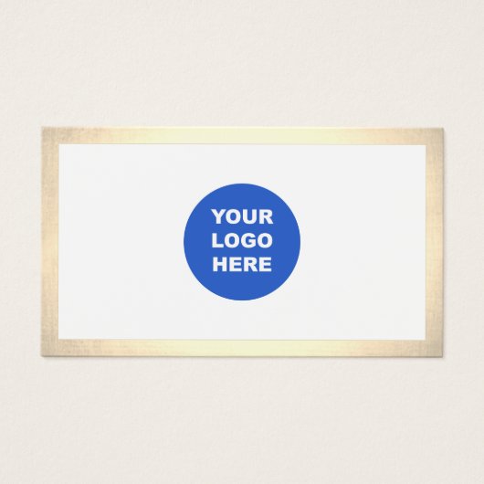 Simple Modern Add Logo Gold Border (正面)