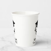 Simple Modern Black and White Party Cup 紙コップ (左)