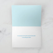 Simple Modern Bright and Cheery Birthday Card カード (内部)