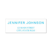 Simple Modern Business Address  セルフインキングスタンプ (デザイン)
