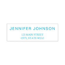 Simple Modern Business Address  セルフインキングスタンプ