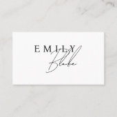 Simple Modern Business Card 名刺 (正面)