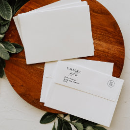 Simple Modern Business Envelope With Logo 封筒