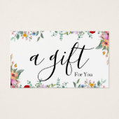 Simple & Modern Business Gift Certificate (正面)