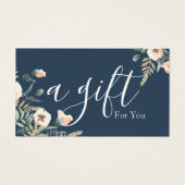 Simple & Modern Business Gift Certificate (正面)