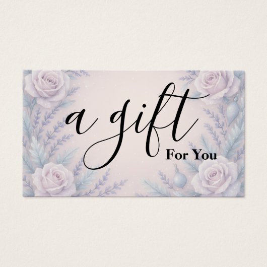 Simple & Modern Business Gift Certificate (正面)