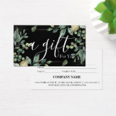 Simple & Modern Business Gift Certificate (デスク)