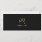 Simple Modern Business QR Code Gift Certificate (裏面)