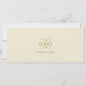 Simple Modern Business QR Code Gift Certificate (裏面)