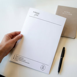 Simple Modern Business With Logo レターヘッド