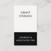 Simple Modern Certified Public Accountant CPA 名刺 (正面)