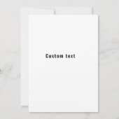 Simple Modern Christmas Card - Personalized Photo カード (裏面)