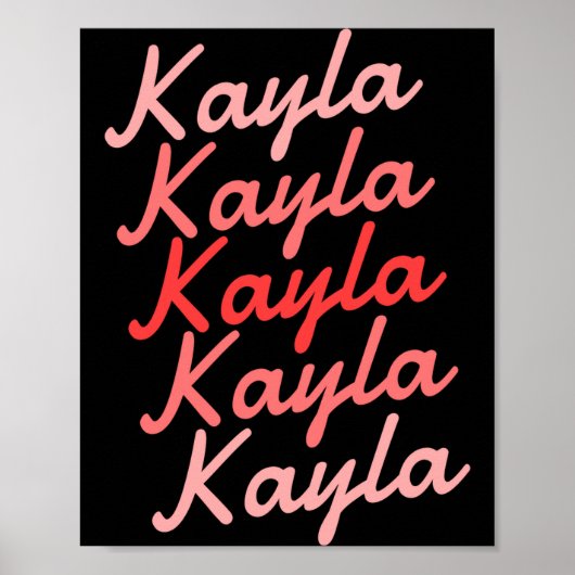 Simple Modern Cool Tygraphy Name Toddler  ポスター (正面)