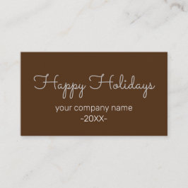 SIMPLE MODERN CORPORATE BUSINESS MERRY CHRISTMAS 名刺