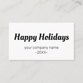 SIMPLE MODERN CORPORATE BUSINESS MERRY CHRISTMAS 名刺