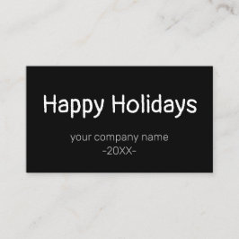 SIMPLE MODERN CORPORATE BUSINESS MERRY CHRISTMAS 名刺