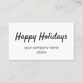 SIMPLE MODERN CORPORATE BUSINESS MERRY CHRISTMAS 名刺