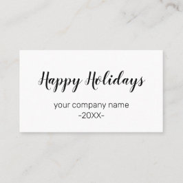 SIMPLE MODERN CORPORATE BUSINESS MERRY CHRISTMAS 名刺