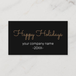 SIMPLE MODERN CORPORATE BUSINESS MERRY CHRISTMAS 名刺