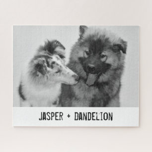 Simple, Modern Custom Pet or People Photo ジグソーパズル