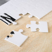 Simple, Modern Custom Pet or People Photo ジグソーパズル (側面)