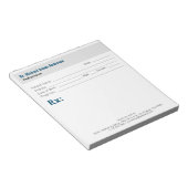 Simple Modern Doctor Prescription  ノートパッド (アングル)