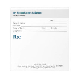 Simple Modern Doctor Prescription  ノートパッド