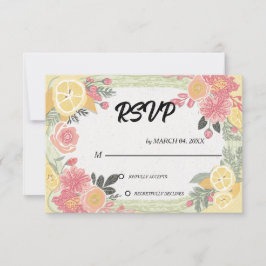 Simple Modern Elegant Classic Wedding RSVP