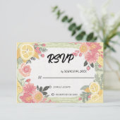 Simple Modern Elegant Classic Wedding RSVP (スタンド正面)
