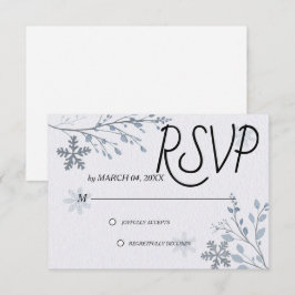 Simple Modern Elegant Classic Wedding RSVP
