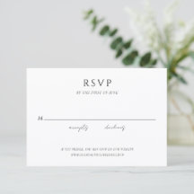 Simple Modern Elegant Wedding