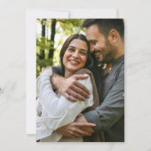 Simple Modern Elegant Wedding 招待状 (裏面)