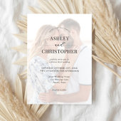 Simple Modern Elegant Wedding 招待状