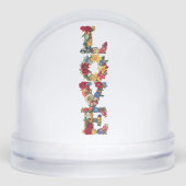 Simple Modern Floral LOVE Typography (正面)